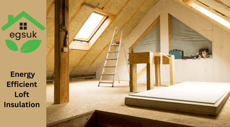 Energy-efficient loft insulation