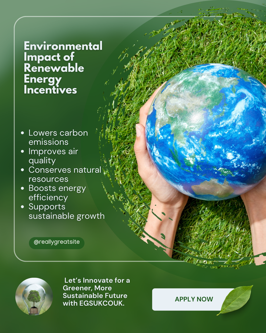 Environmental Impact of Renewable Energy Incentives